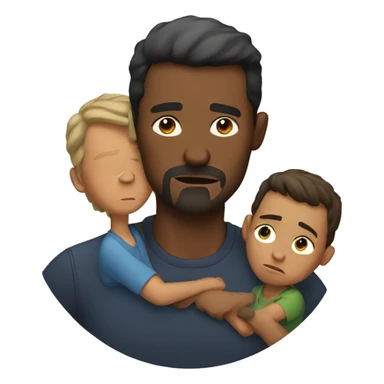 Father struggle  sticker