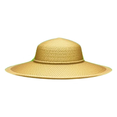 Cinematic Realistic image of a traditional rice farmer's hat, crafted from woven natural fibers with delicate texture details, set against a lush backdrop of vibrant green rice paddies under gentle, early morning light that evokes rural tradition. sticker