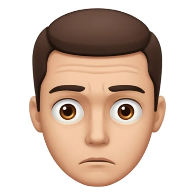 Overwhelmed man sticker