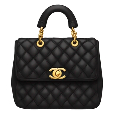black chanel bag sticker