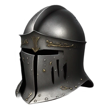 the fallen knight helmet from dark s sticker