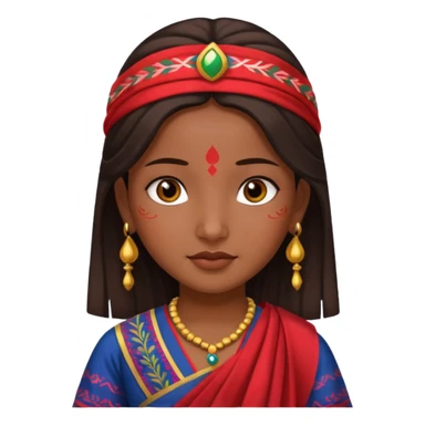 Nepali girl  sticker