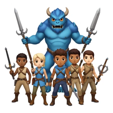 fantastic monster hunters sticker