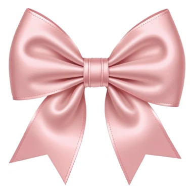 Ballet pink coquette bow with detail sticker