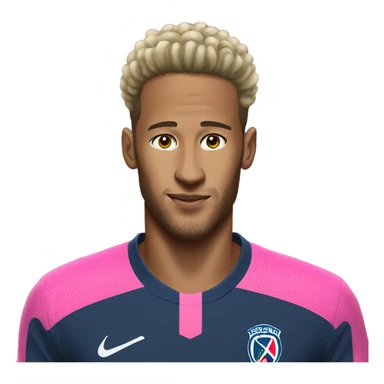 pink sweater on Neymar sticker
