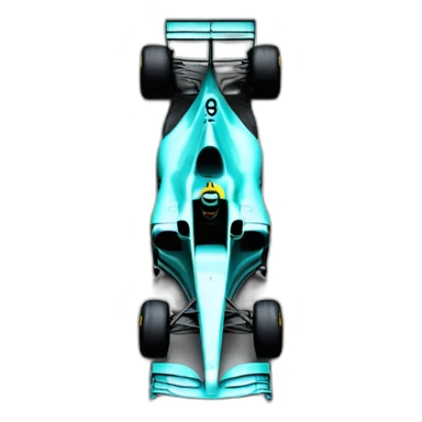 Formula one car Mercedes sticker