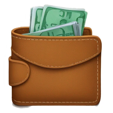 a wallet with no money sticker