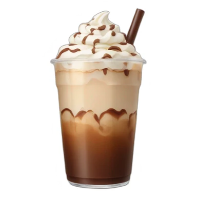 Chocolate iced latte sticker
