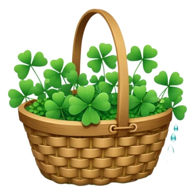 clover grain baskey sticker