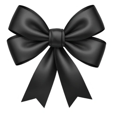 🎗️ this ribbon but black sticker