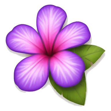 Hawaii flower pink and purple sticker