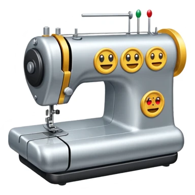 Máquina de costura ovelock sticker