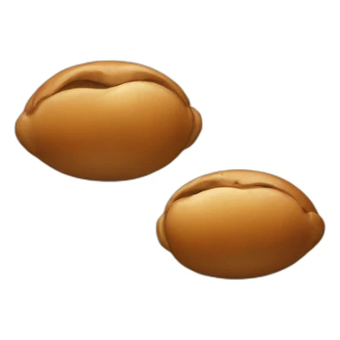 cœur noisette sticker