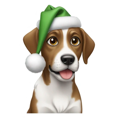 Christmas dog  sticker