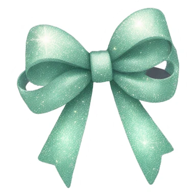 Bow with sparkle sticker