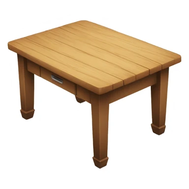 working wood table sticker