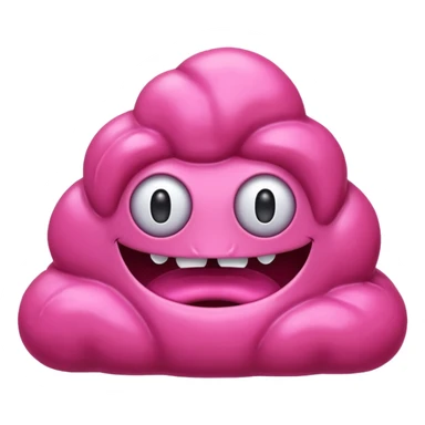 pink slime monster sticker