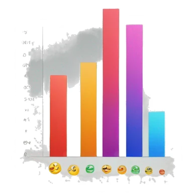 bar chart horizontal sticker