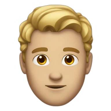 Privacy threat hunter no mustache brown eyebrows sticker