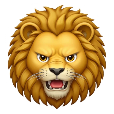 Lion angry sticker
