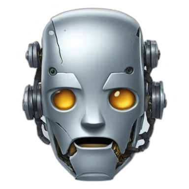 broken robot sticker