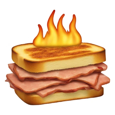 reuben sandwich on fire sticker