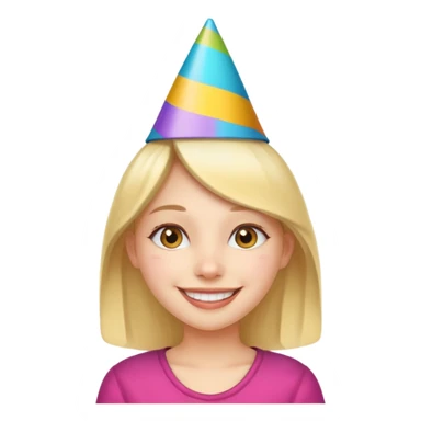 party night girl  sticker