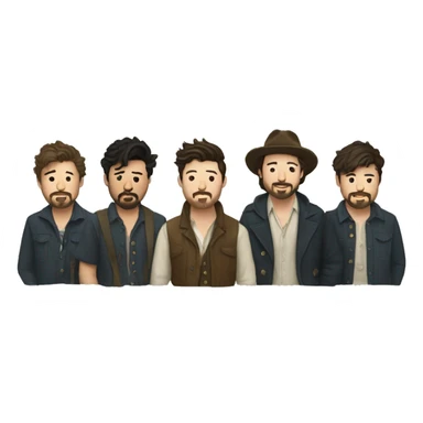 Mumford and Sons  sticker