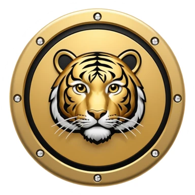 tigers woods team logo sticker