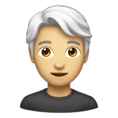 Whalter white sticker