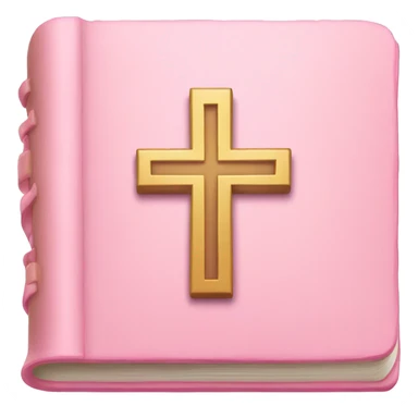 Light pink Holy Bible sticker