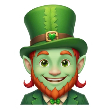 cool leprechaun sticker