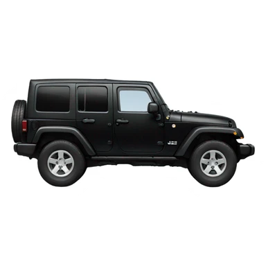Jeep Wrangler black sticker