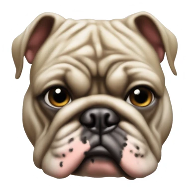 buldog ile dans eden bebek yoda sticker