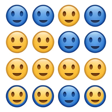 navy blue circle emoji, i want to use it for a message sticker