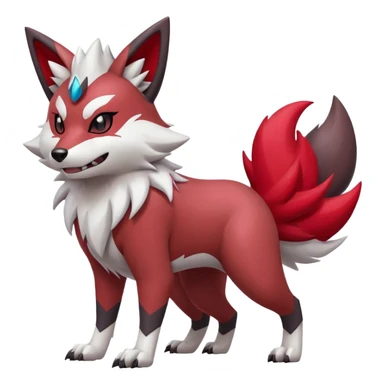 Lycanroc-Zangoose-Zorua-Obstagoon-fusion sticker