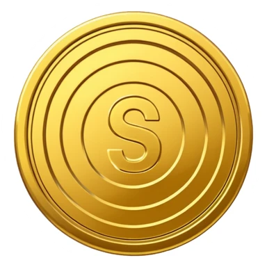 make a golden usd coin sticker