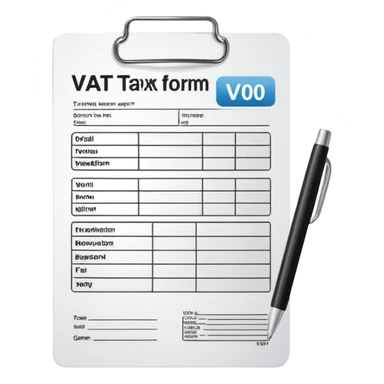 VAT taxes sticker