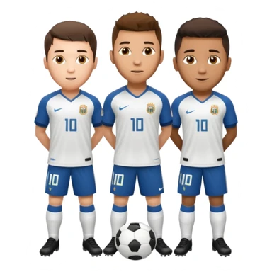 Ronaldo Messi Neymar sticker