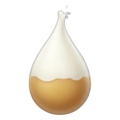 drop of milk character sticker