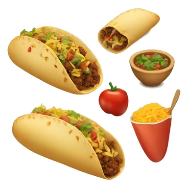 Mexican food sticker