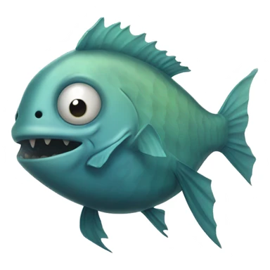 Ironically dying fish sticker