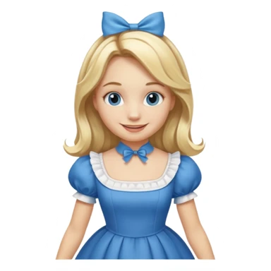 MAKE A ALICE AND THE WONDER LAND EMOJI sticker