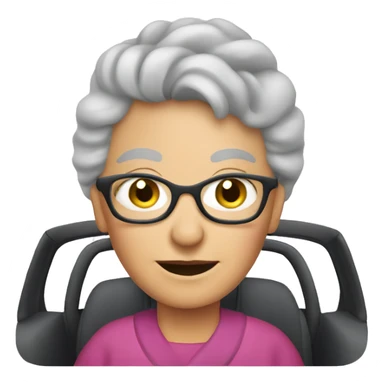 Grandma drives car sticker