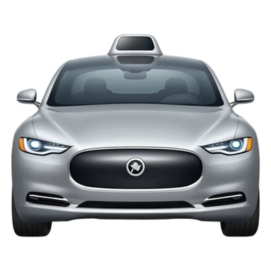 long big luxury self driving car sticker