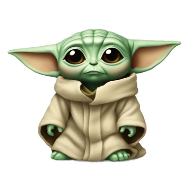 Baby Yoda is Cryptocurrency sticker