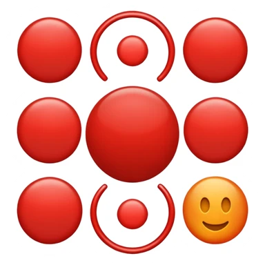 un circulo como este "⭕" sticker