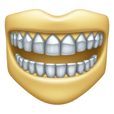 Diamond teeth grills sticker