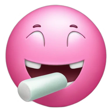 Chewing-gum en boule sticker