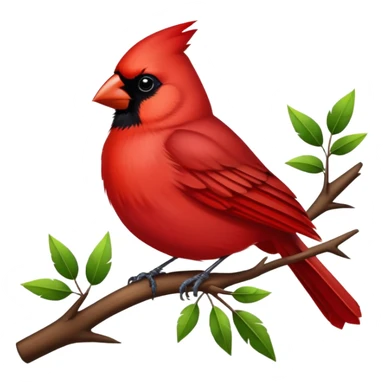 Cardinal bird sticker